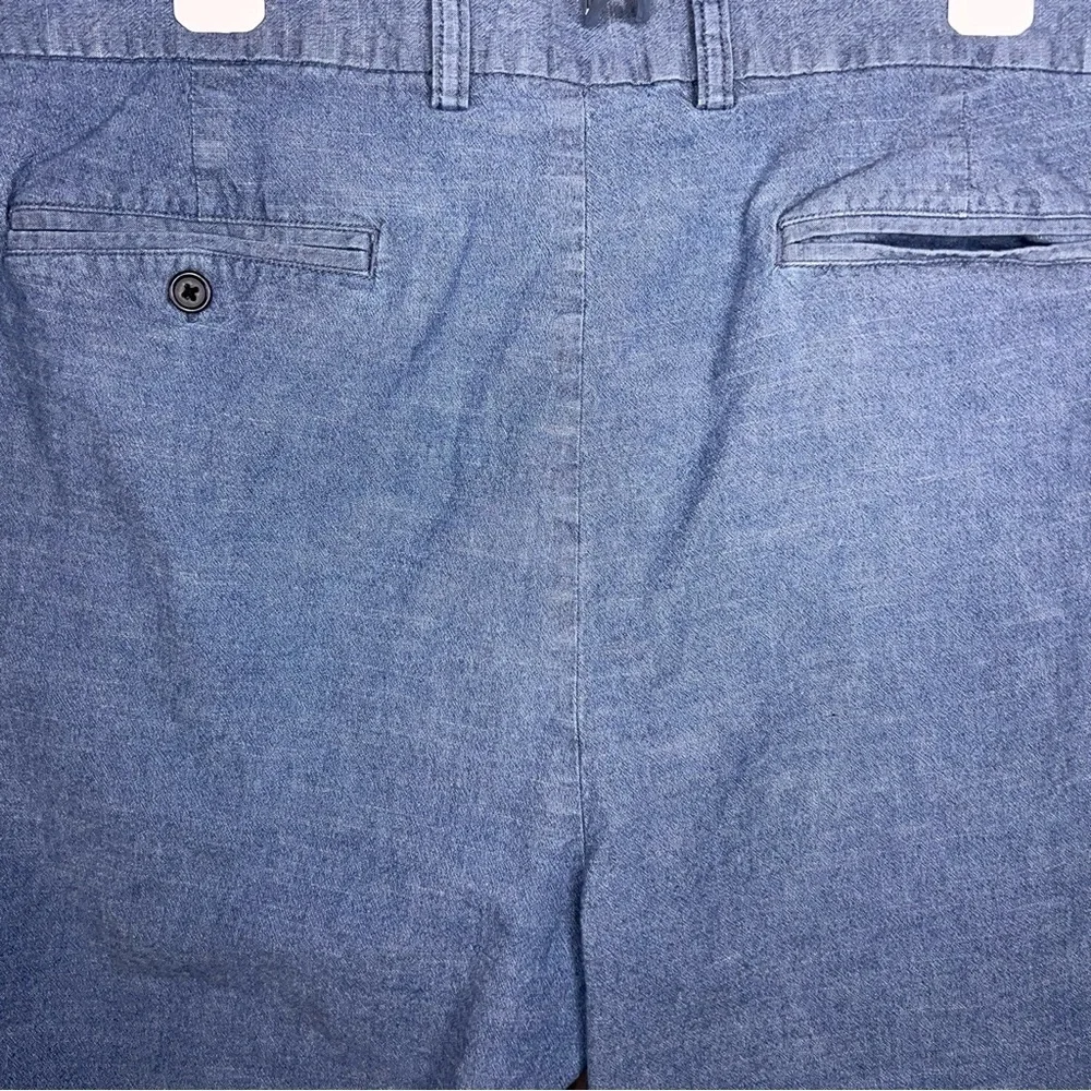 Size 40 Waist Old Navy Mens Blue Shorts Ultimate Slim Cotton Blend Casual